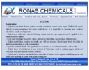RONAS CHEMICALS IND. CO., LTD.