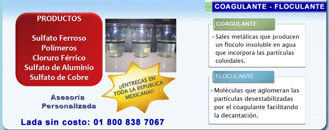 Coagulantes y floculantes