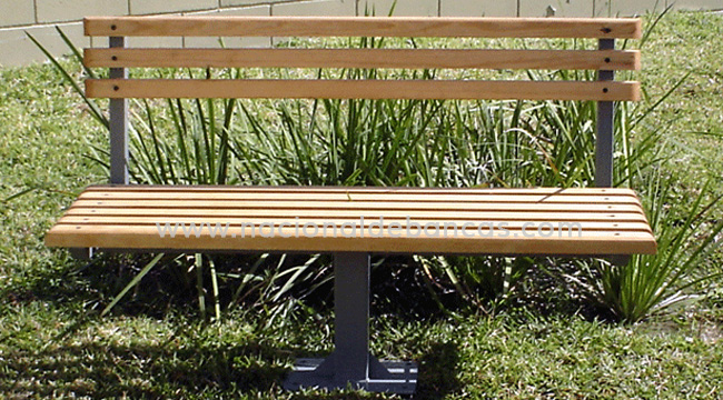 Banca de madera para jardín B-061 Reco