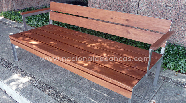 Banca de acero para jardín B-071 Concepto