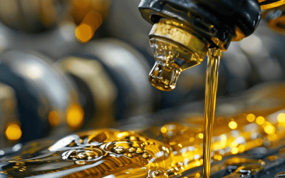 ¿Cómo influye la viscosidad del aceite lubricante en el desempeño de la maquinaria industrial?