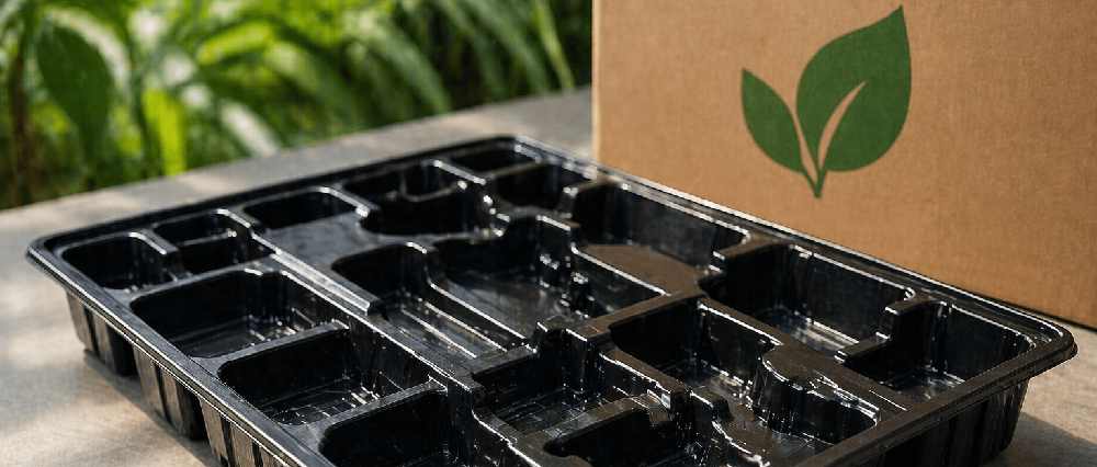 Charolas industriales termoformadas