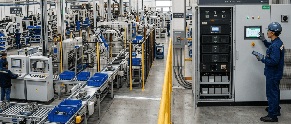 Cómo seleccionar un UPS eléctrico para sistemas de automatización industrial