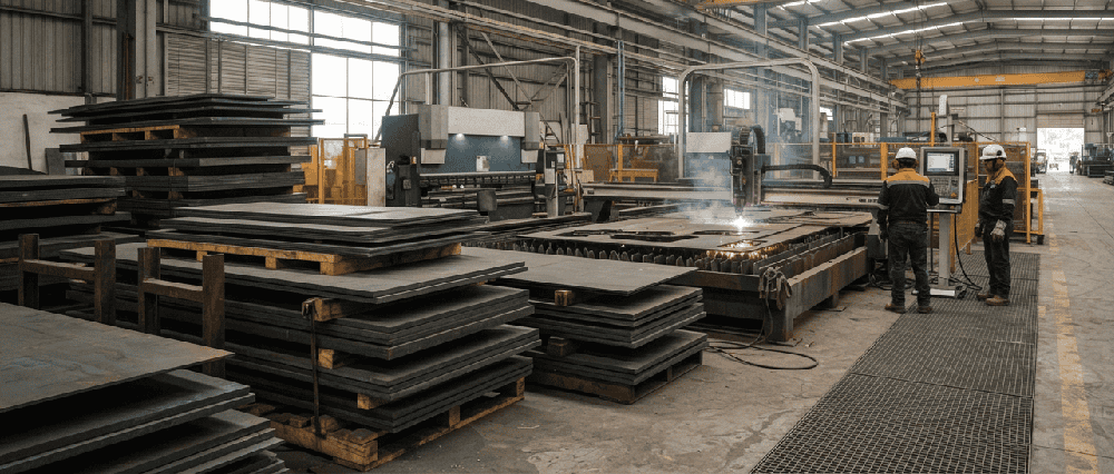 Placas de acero al carbón para diferentes necesidades industriales