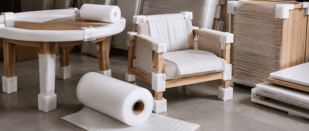 protección de muebles con polifoam