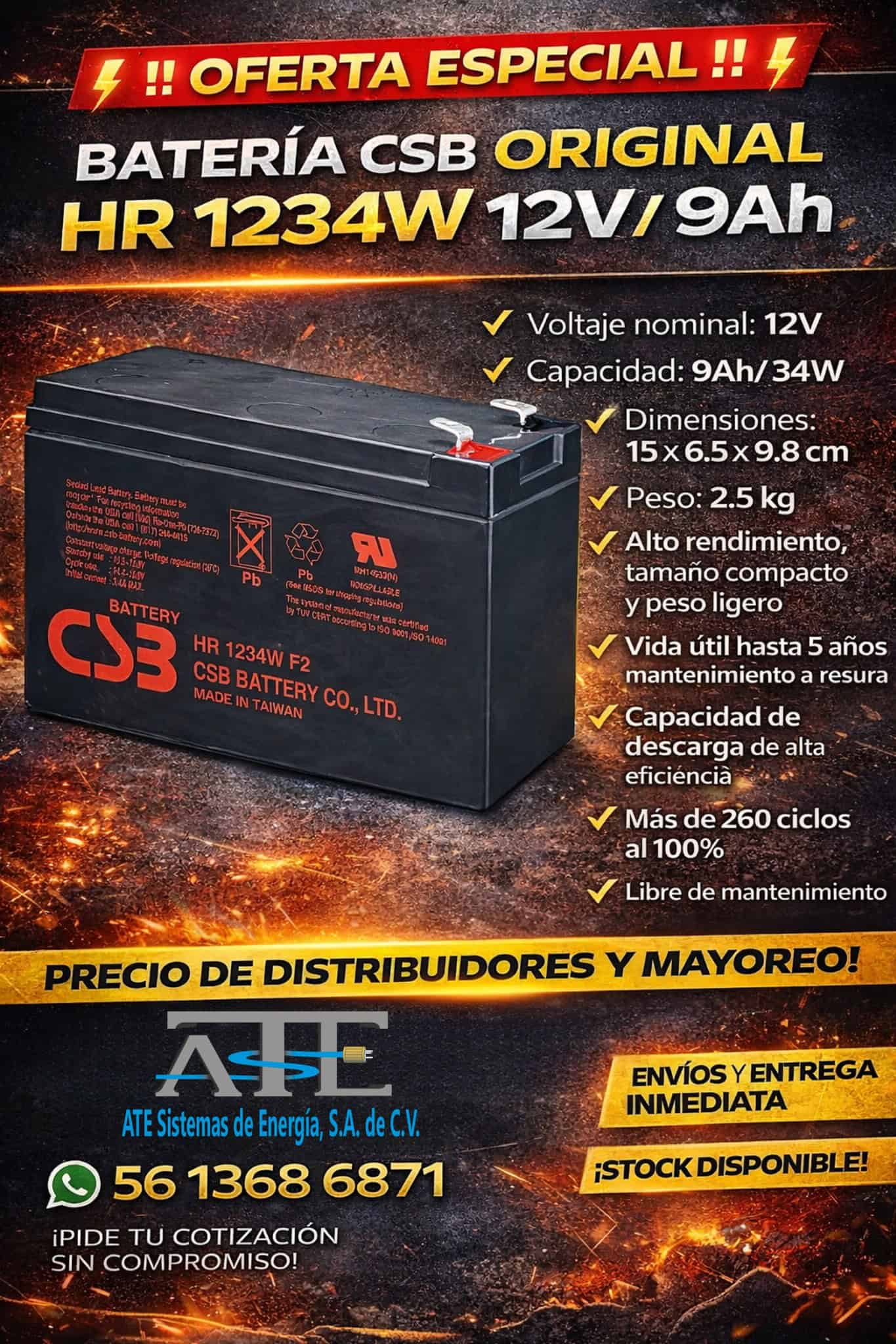 Baterias Selladas Libres de Mantenimiento