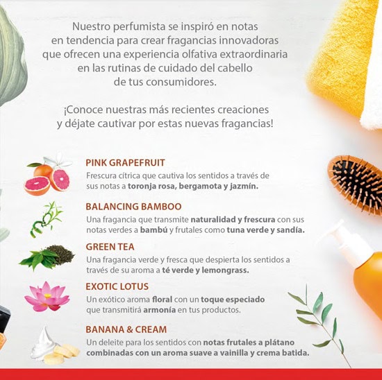 Fragancias para Productos Capilares