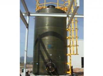 Tanques de plástico reforzado con fibra de vidrio