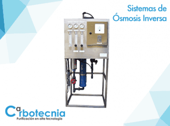 Ósmosis inversa con membranas 4x40