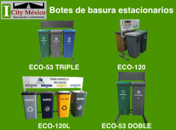 BOTES DE BASURA ESTACIONARIOS