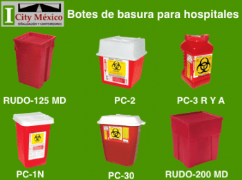 BOTES DE BASURA PARA HOSPITALES