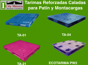 TARIMAS REFORZADAS CALADAS PARA PATIN Y MONTACARGAS