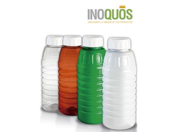 Envases de pet de diferentes colores