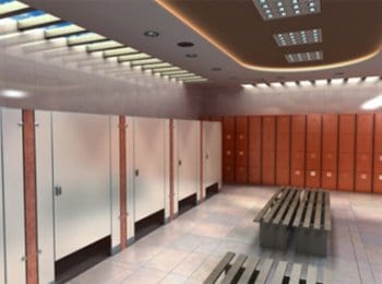 Mamparas para baño en lamina de acero galvanizado2