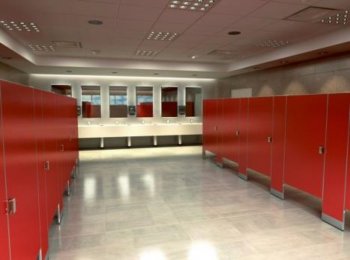 Mamparas para baño en lamina de acero galvanizado3