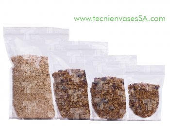 Tipos de envases para gránulos y polvos