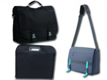 PORTAFOLIOS CON LOGOTIPOS BORDADOS O ESTAMPADOS