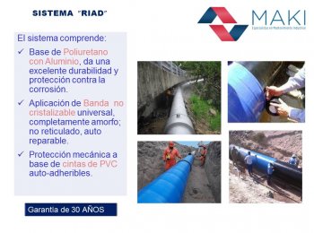 RECUBRIMIENTOS PARA TUBERIA ENTERRADA