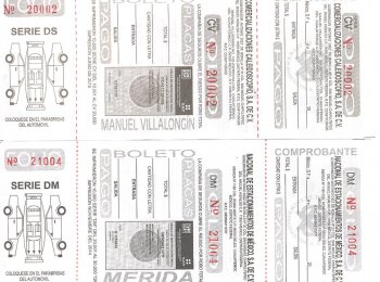 Boletos para estacionamientos y pases de abordar - Impresos Cruz