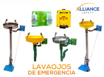 Equipo destinado a proporcionar un chorro suave y continuo de agua para lavar los ojos de inmediato en caso de que éstos hayan sido salpicados/afectados por sustancias nocivas a los mismos. De acuerdo al lugar en donde se vayan a utilizar, pueden ser de tipo fijo a pared, piso o portátil. Material: Completamente de acero inoxidable, galvanizados, o con charola de plástico ABS (opcional). ¡Llámanos! En Alliance Safety encontrarás la mejor relación costo-beneficio.