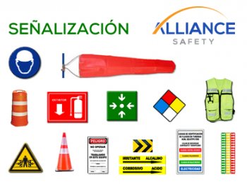 Señalamientos de protección, obligación, precaución, condición segura o informativos, conos viales, conos de viento, tambos, trafitambos, etiquetas, tarjetas de candado, conos de viento, chalecos viales, banderolas y más. Fabricados en policarbonato, con tinta reflejante y luminiscente. ¿Quieres un letrero distinto a los tradicionales, con diseño o medida específica? ¡Lo fabricamos! Llámanos a Alliance Safety y con gusto te enviaremos más información.