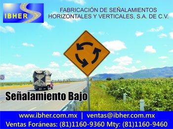 Señales de transito - Fabricación de Señalamientos Horizontales y Verticales