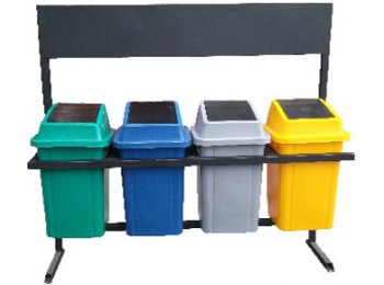Basureros para clasificacion de basura de plastico - Maquilas de Rotomoldeo