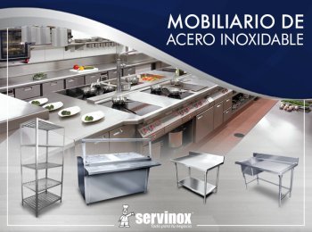 Servinox empresa especializada en mueble de acero inoxidable