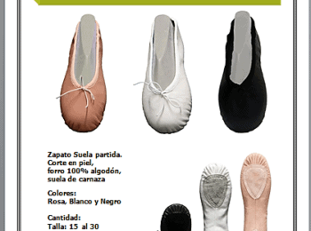 ZAPATOS PARA BALLET
