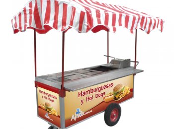 Carro Para Hot Dog Y Hamburguesas