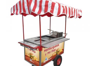 Carrito para Hot Dogs y Hamburguesas