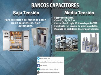 Banco de capacitores - Servicios Integrales Mineros