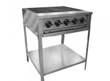 Asador de acero inoxidable 