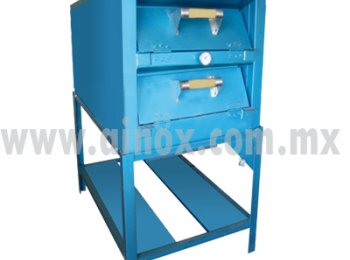 Horno para pan dos charolas tipo gaveta