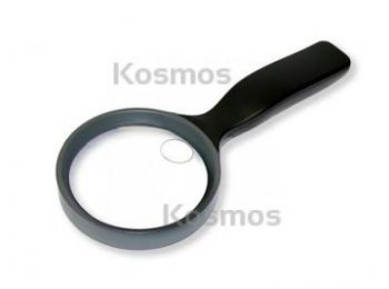 LUPA DE CRISTAL CON ARO METALICO