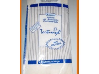 harina con proteína de amaranto para preparar tortillas.