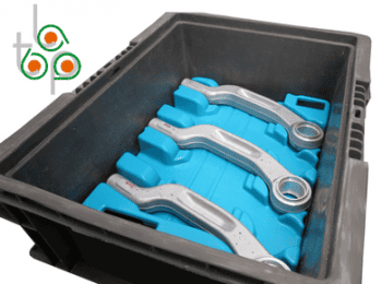 CONTENEDOR PARA PIEZAS AUTOMOTRICES