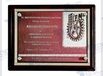 RECONOCIMIENTOS EN METAL