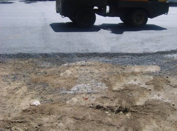 Bacheo de pavimentos asfálticos