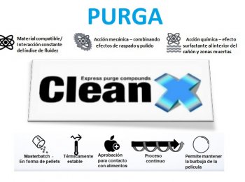 PURGAS PARA LIMPIEZA DE EXTRUSORAS