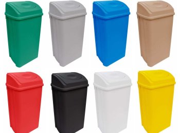 BOTES DE COLORES PARA CLASIFICACION DE BASURA