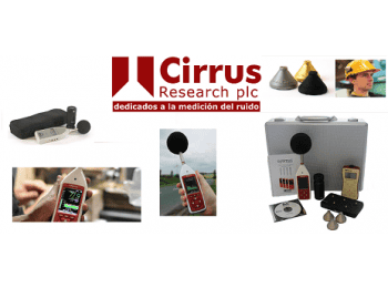 VENTA DE SONOMETROS, DOSIMETROS,KIT JEFE DE SEGURIDAD, KIT DE MEDICION DE RUIDO EN EXTERIOR, CALIBRADORES ACUSTICOS marca CIRRUS RESEARCH PLC,  Somos distribuidores exclusivos  CIRRUS es una empresa británica de desarrollo de tecnología dedicada a la medición del ruido. A lo largo de cuatro décadas, de innovación y desarrollo de diversos sistemas acústicos y características hoy comunes de estos instrumentos, Cirrus se ha colocado como un referente en la instrumentación acústica.  Cirrus ofrece instrumentos de medición del ruido, cumpliendo con los últimos y más altos estándares de calidad en todo el mundo, a precios competitivos.