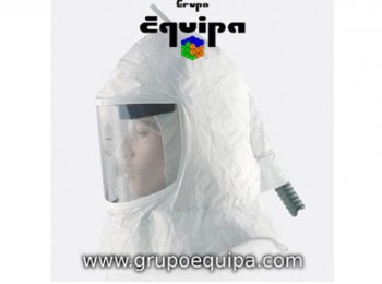 Casco con respiración autónoma