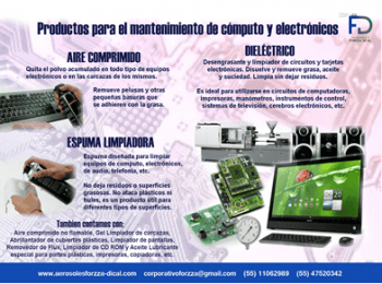 Folleto productos línea de computo
