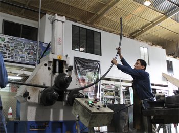 Rolado de placa de acero inoxidable