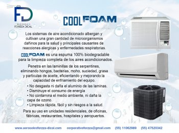 ESPUMA LIMPIADORA PARA AIRE ACONDICIONADO