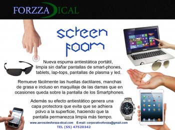LIMPIADORES PARA PANTALLAS DE TELEVISION O COMPUTADORAS