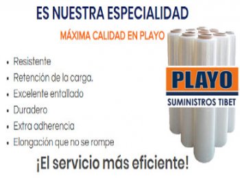 Pelicula de polietileno estirable - Distribuidora de Suministros Industriales Tibet