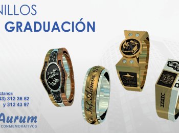 Anillos de graduacion de oro y plata con diseños totalmente personalizados al gusto del cliente!!!