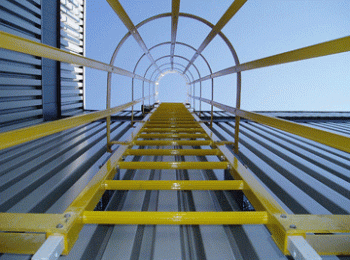 Escaleras marinas de fibra de vidrio - FRP Fiberinc S.A. de C.V.